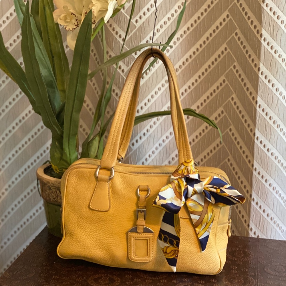 Prada Saffiano satchel